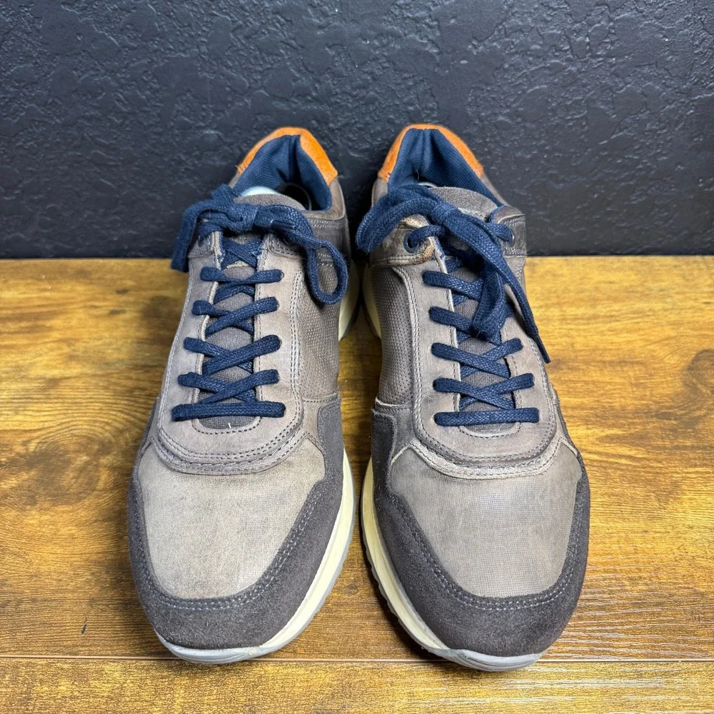 Bullboxer Persey Brown Leather Suede Fashion Sneakers Mens Size‎ 11 EUR 44
